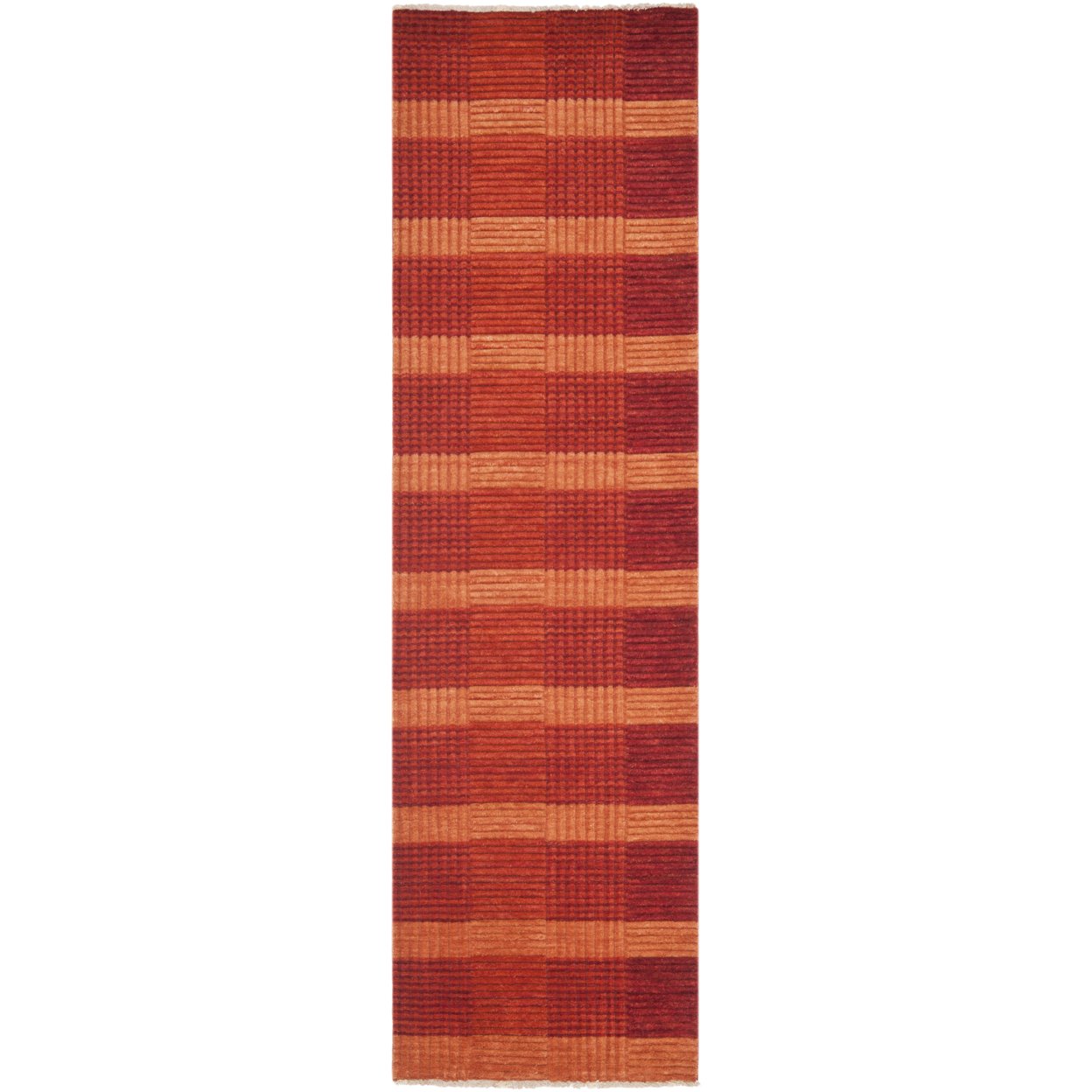 SAFAVIEH Tibetan Collection TIB332E Handmade Red Rug - 4' X 6'