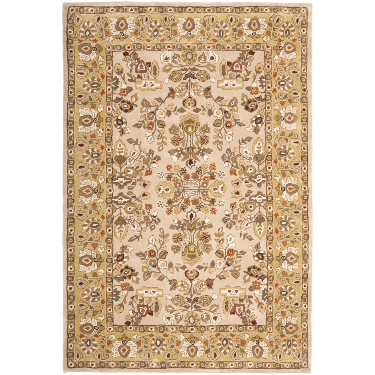 SAFAVIEH Total Performance TLP721A Ivory / Gold Rug - 4' X 6'