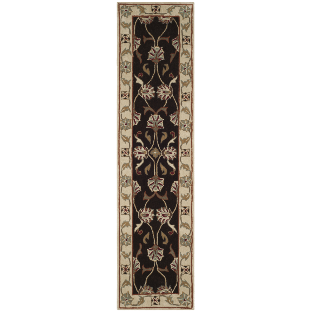 SAFAVIEH TLP742A Total Performance Brown / Ivory - 3' X 5'