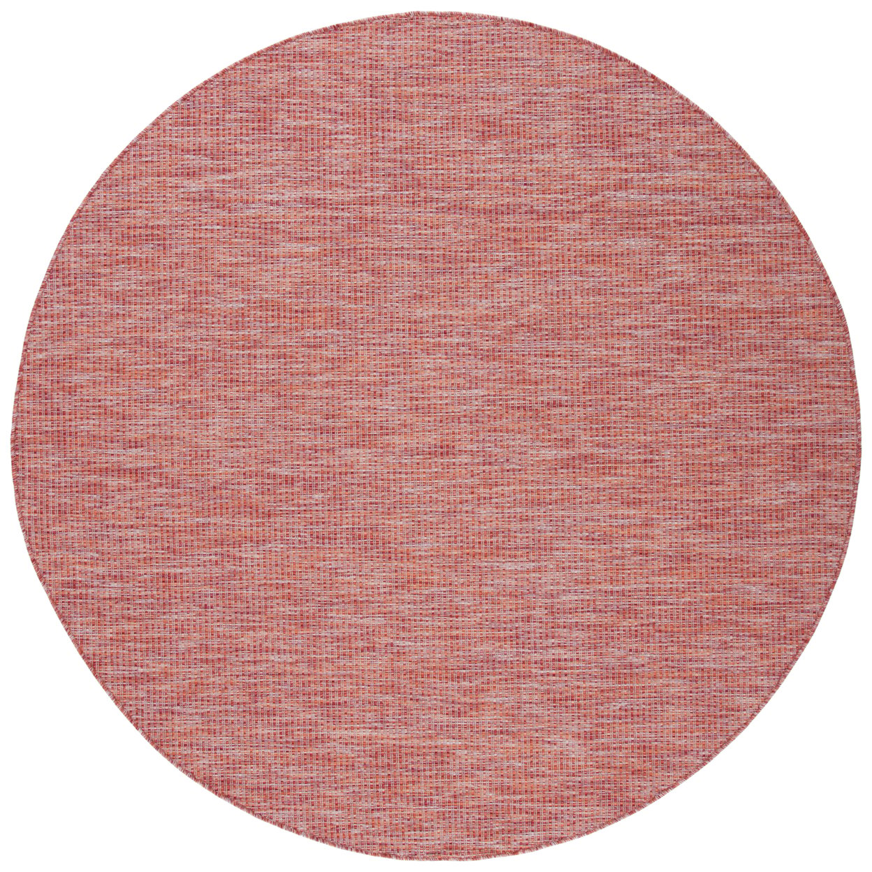 SAFAVIEH Outdoor CY8403-36522 Courtyard Red / Red Rug - 6' 7 Round