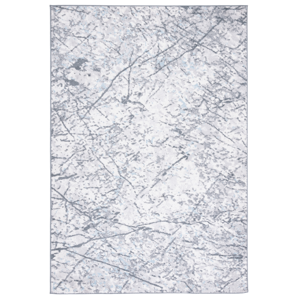 SAFAVIEH Toscana Collection TOS686F Grey / Ivory Rug - 6' 7 Square
