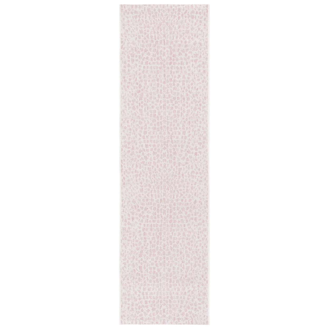 SAFAVIEH Outdoor CY8505-56212 Courtyard Ivory / Blush Pink Rug - 2' 3 X 8'