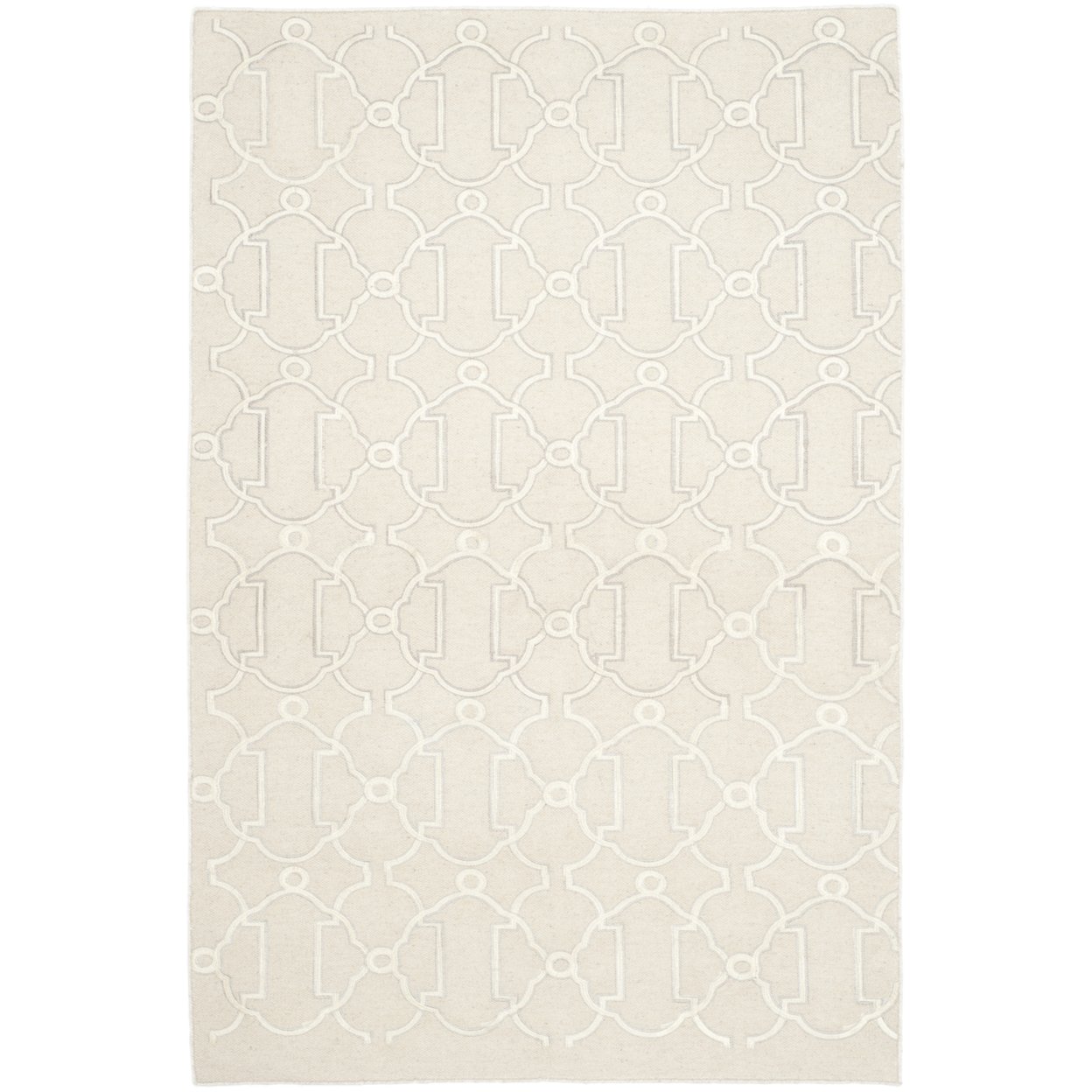 SAFAVIEH Dhurries Collection DHU643A Handwoven Beige Rug - 3' X 5'