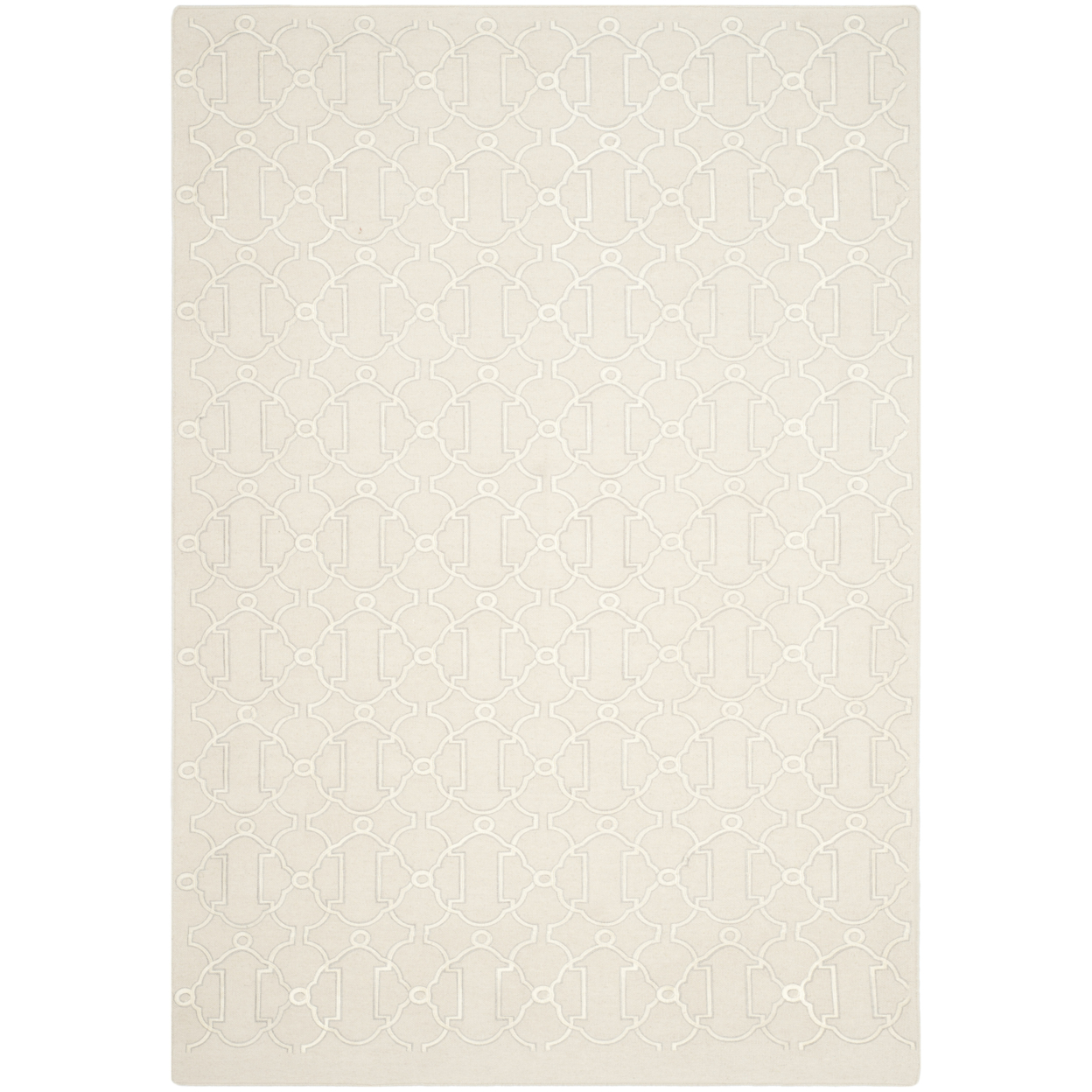 SAFAVIEH Dhurries Collection DHU643A Handwoven Beige Rug - 6' X 9'