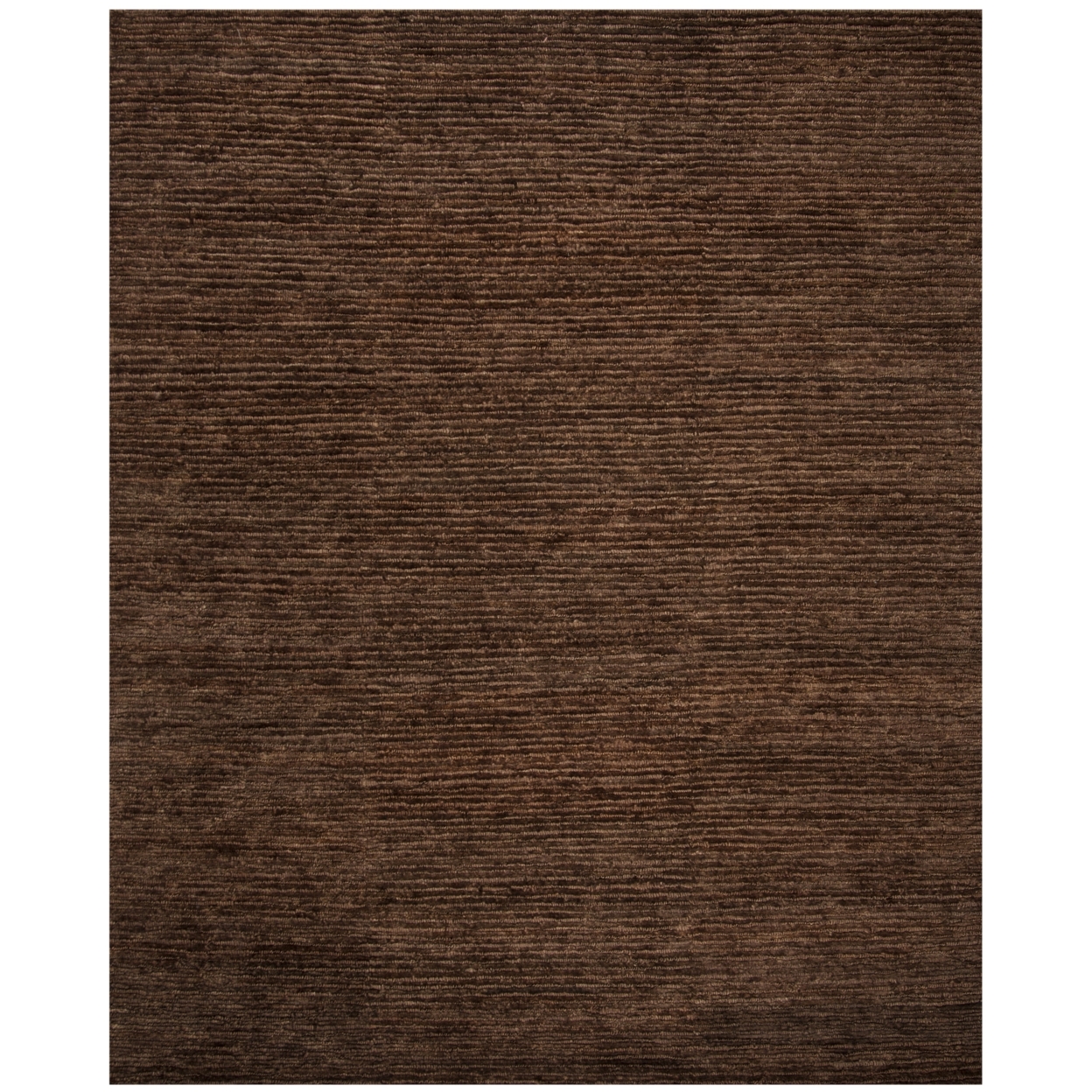SAFAVIEH Organic ORG213A Hand-knotted Brown / Brown Rug - 8' X 10'