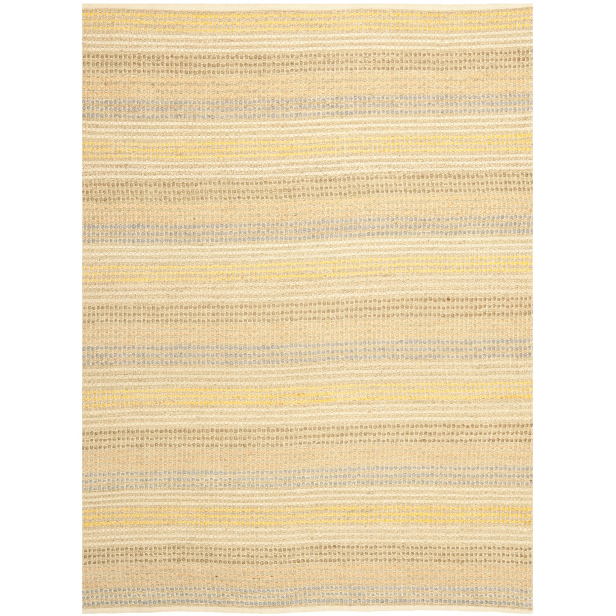 SAFAVIEH Organic Collection ORG411A Hand-knotted Multi Rug - 9' X 12'