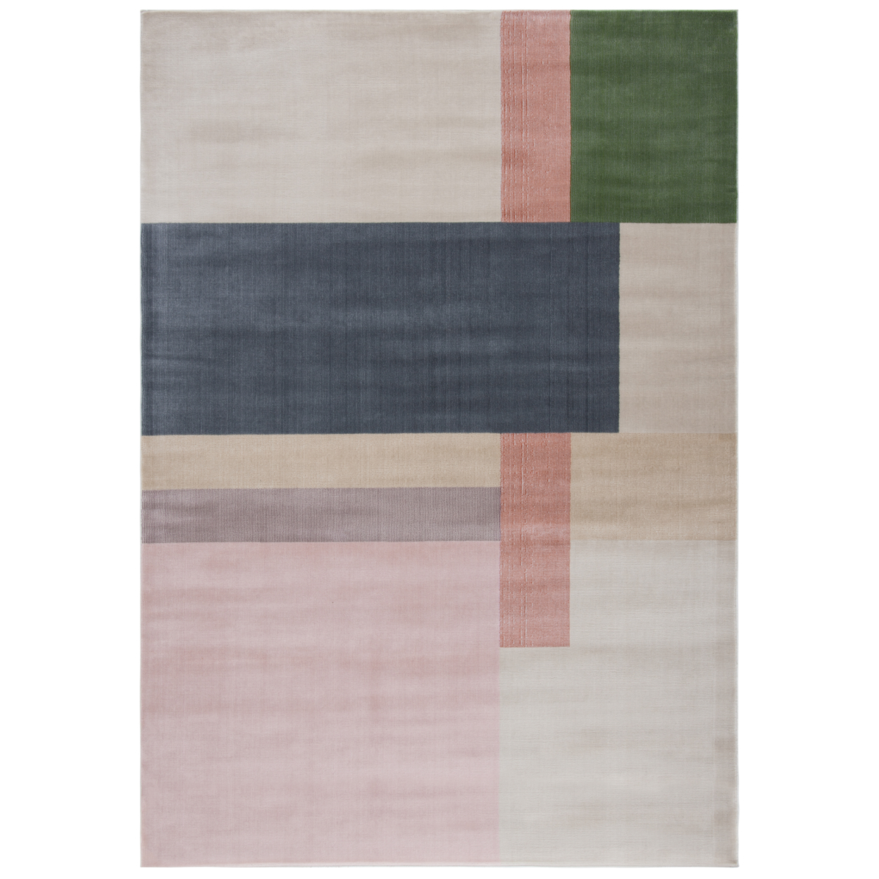 SAFAVIEH Orwell Collection ORW300A Ivory / Charcoal Rug - 2' 2 X 5'