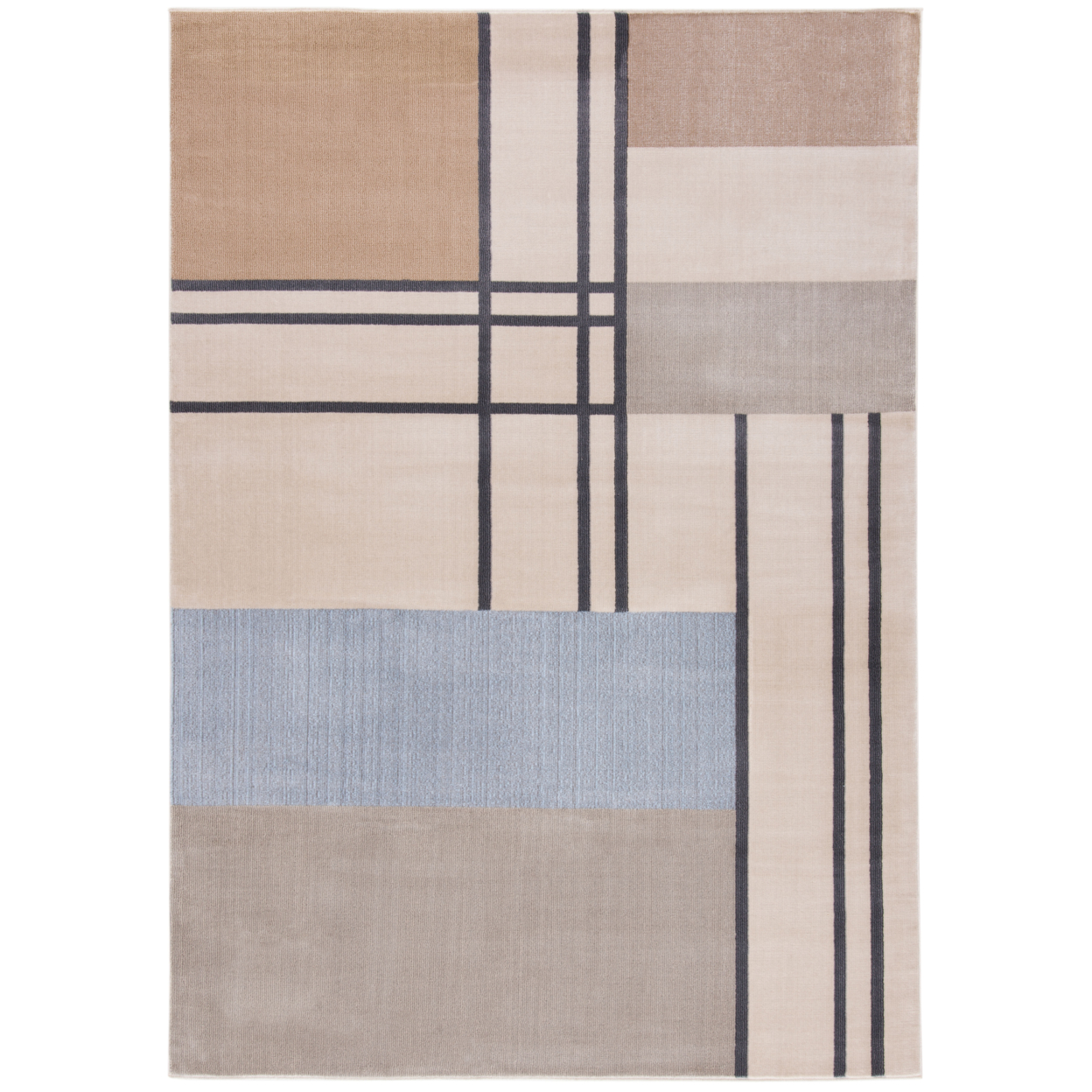 SAFAVIEH Orwell Collection ORW302A Ivory / Taupe Rug - 2' X 3'