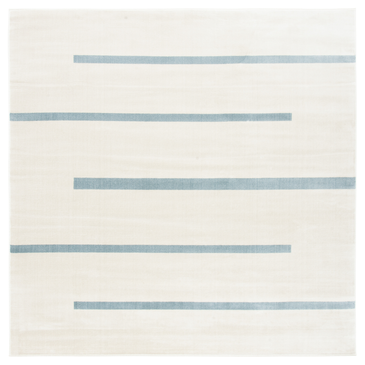 SAFAVIEH Orwell Collection ORW353A Ivory / Blue Rug - 6' 7 Square