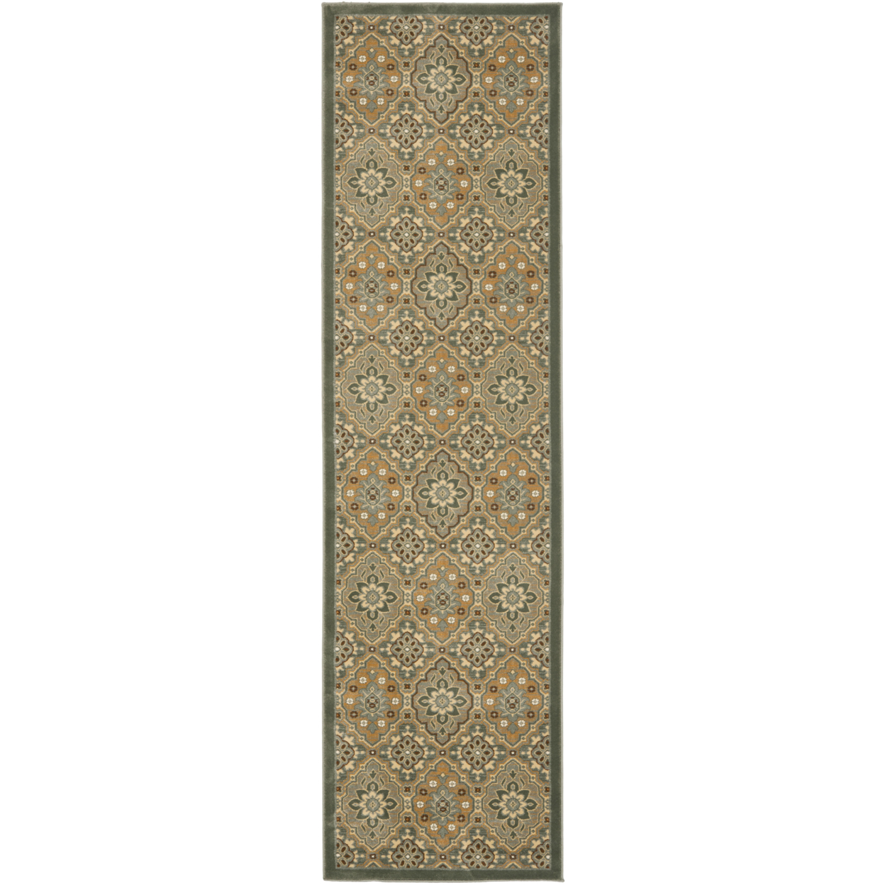 SAFAVIEH Treasures Collection TRE217-6520 Blue / Gold Rug - 4' X 6'