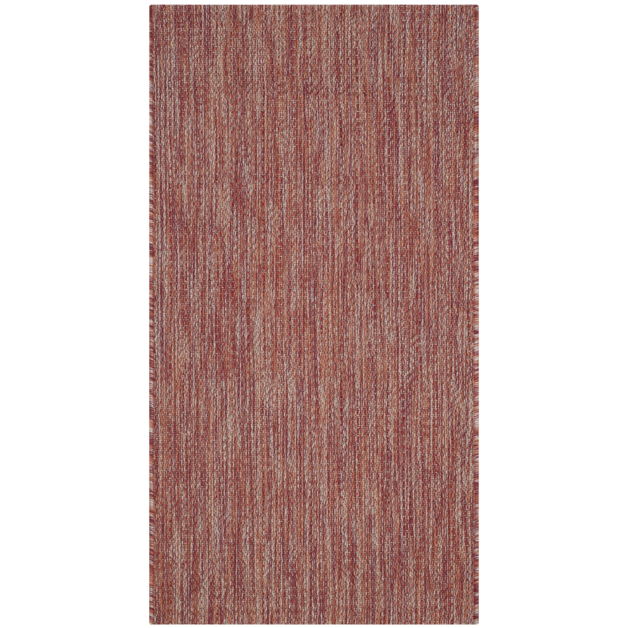 SAFAVIEH Outdoor CY8520-36522 Courtyard Red / Red Rug - 6' 7 Square