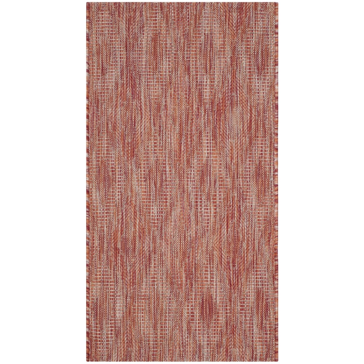 SAFAVIEH Outdoor CY8522-36522 Courtyard Red / Red Rug - 5' 3 X 7' 7