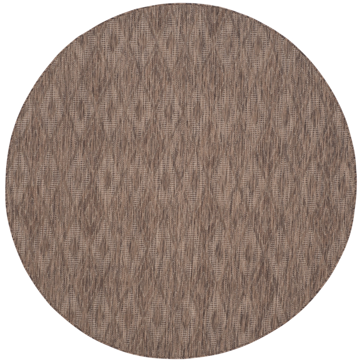SAFAVIEH CY8522-36322 Courtyard Brown / Brown - 6' 7 Square