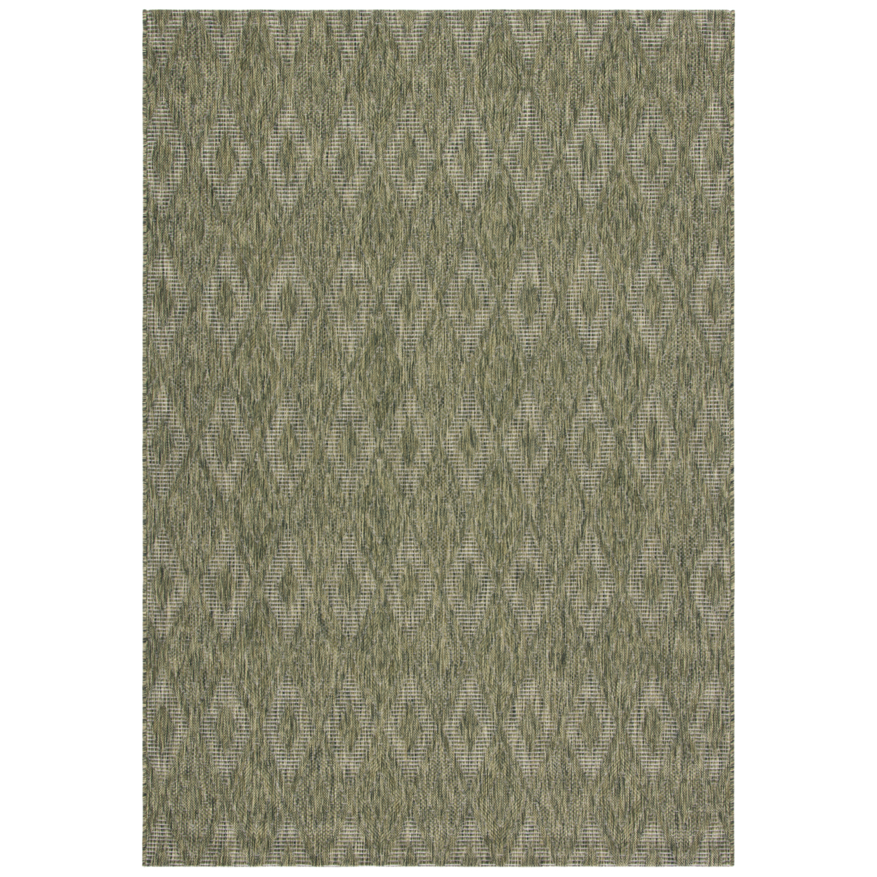 SAFAVIEH Outdoor CY8522-37922 Courtyard Collection Olive Rug - 2' 3 X 8'
