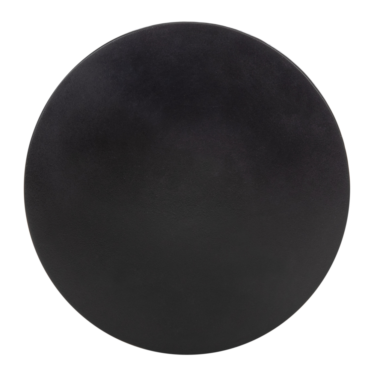 SAFAVIEH Outdoor Collection Vesta Concrete Accent Stool Black