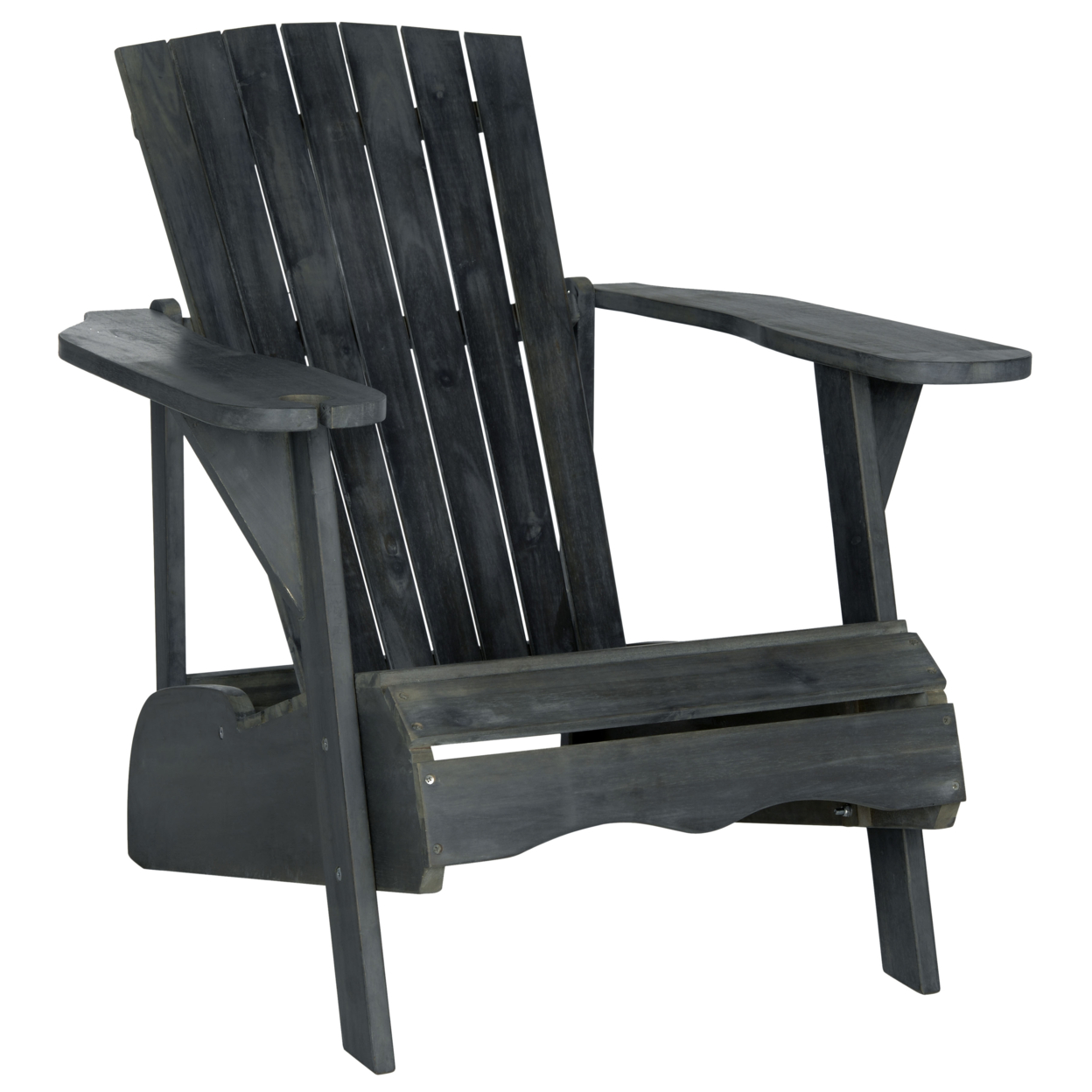 SAFAVIEH Outdoor Collection Vista Adirondack Chair Dark Slate Grey