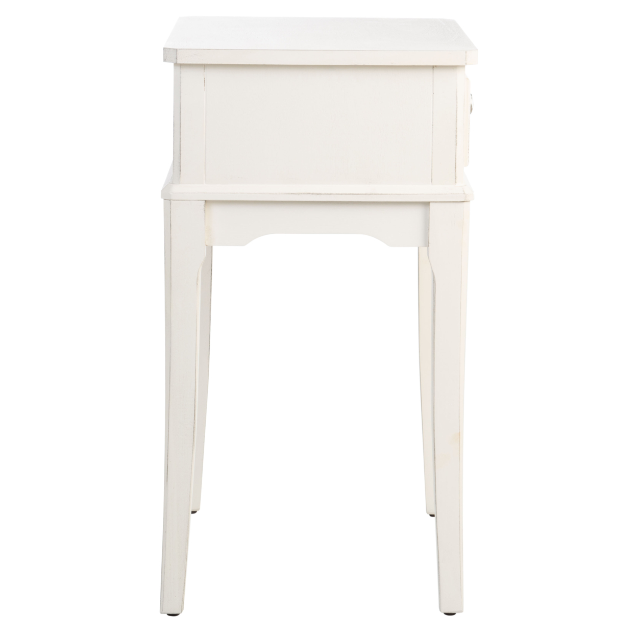 SAFAVIEH Opal 1-Drawer Accent Table Distressed / White
