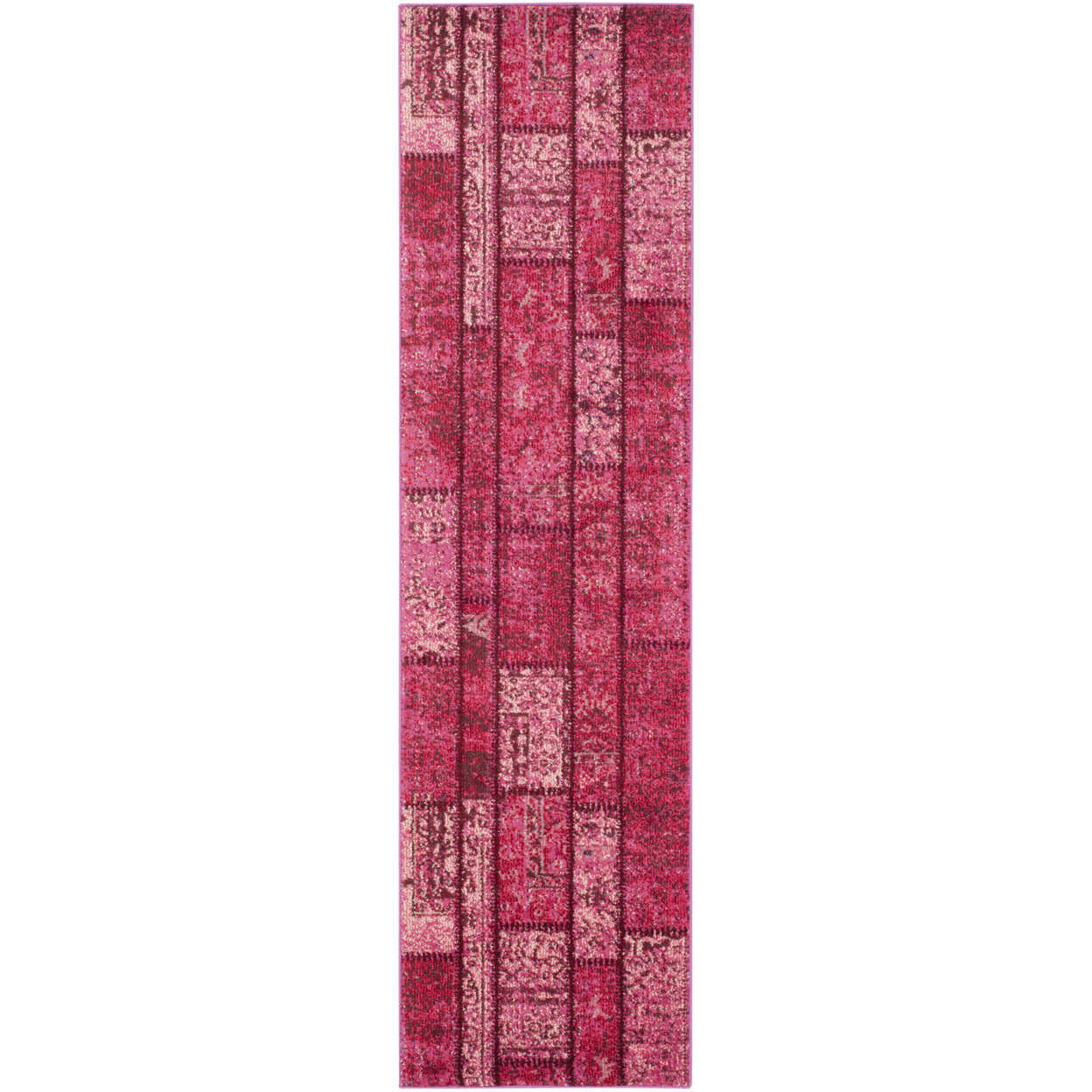 SAFAVIEH Monaco Collection MNC216D Pink / Multi Rug - 8' X 11'