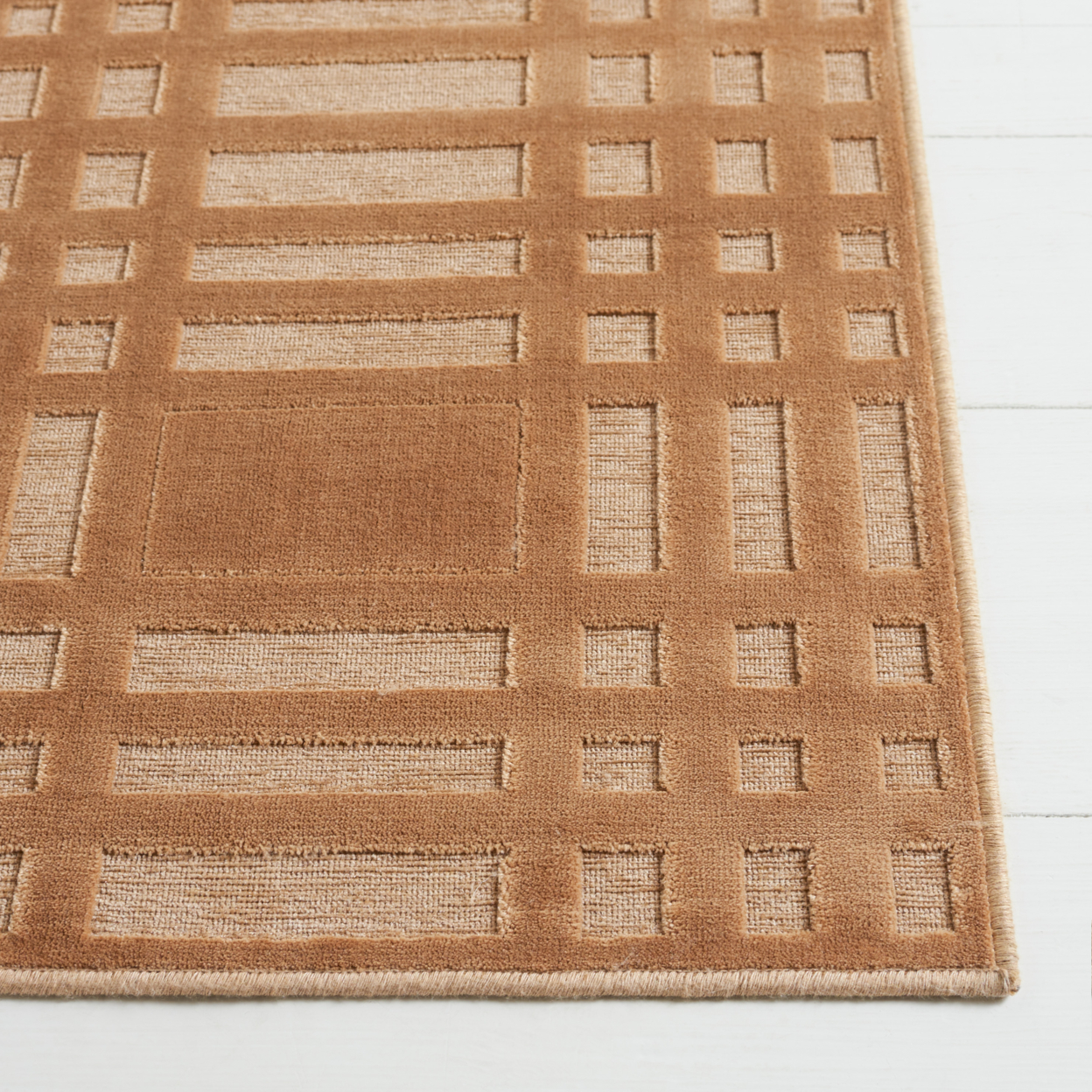 SAFAVIEH Paradise Collection PAR160-1660 Taupe / Taupe Rug - 5' 3 X 7' 6
