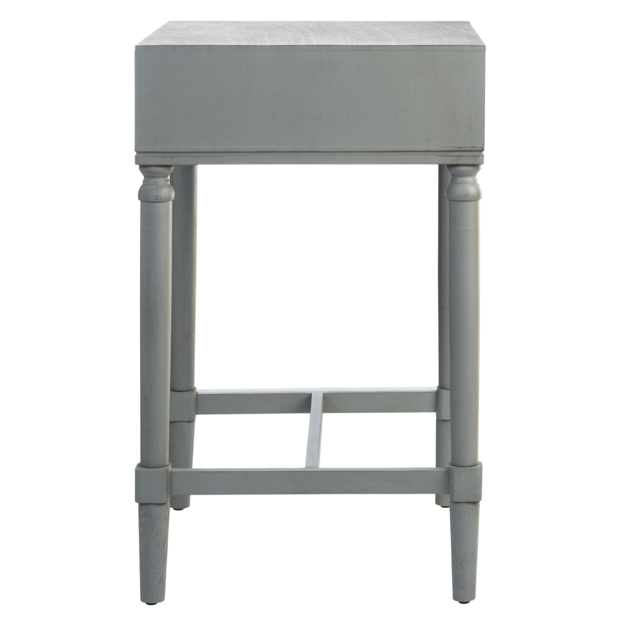 SAFAVIEH Mabel 1-Drawer Accent Table Distressed / Grey