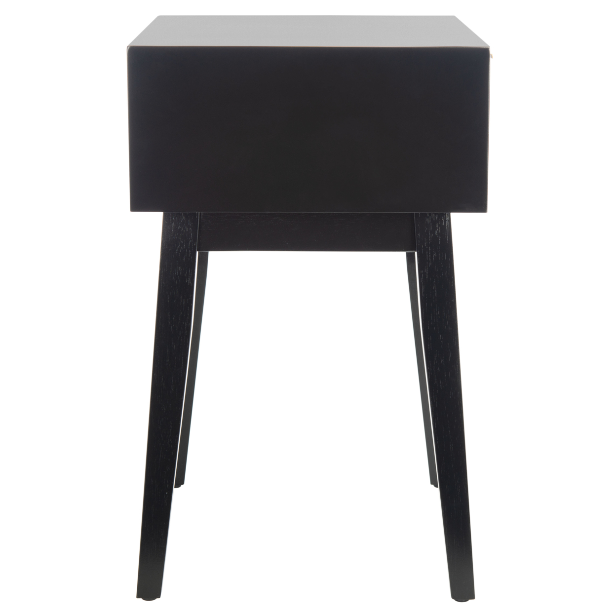 SAFAVIEH Nilo 1-Drawer Accent Table Black / Natural