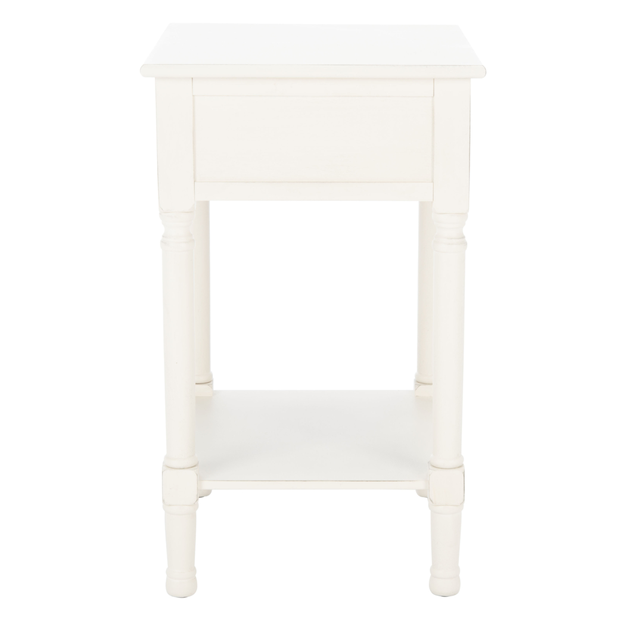 SAFAVIEH Landers 1-Drawer Accent Table Distressed White