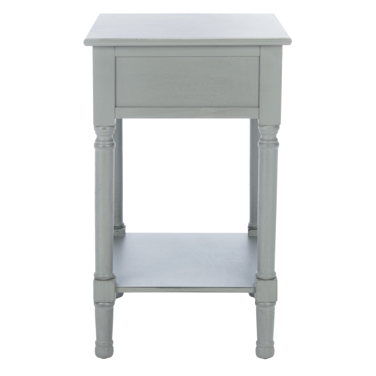 SAFAVIEH Landers 1-Drawer Accent Table Distressed Grey