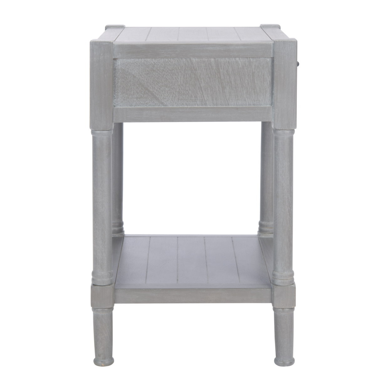 SAFAVIEH Filbert 1-Drawer Accent Table White Wash Grey