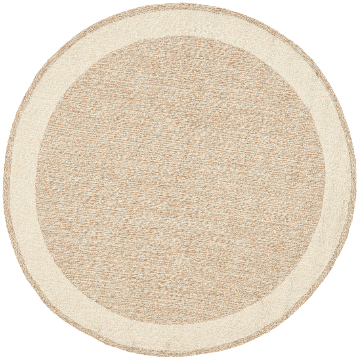 SAFAVIEH Easy Care EZC427A Hand-hooked Natural Rug - 6' Round