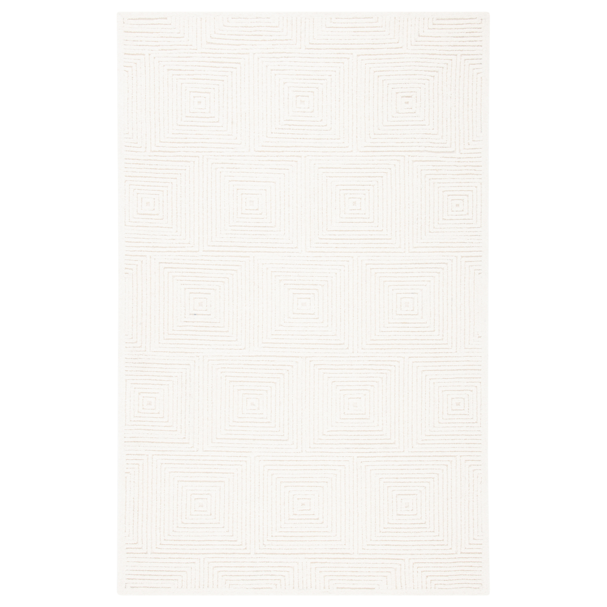 SAFAVIEH TXT102A Textural Ivory - 4' Square