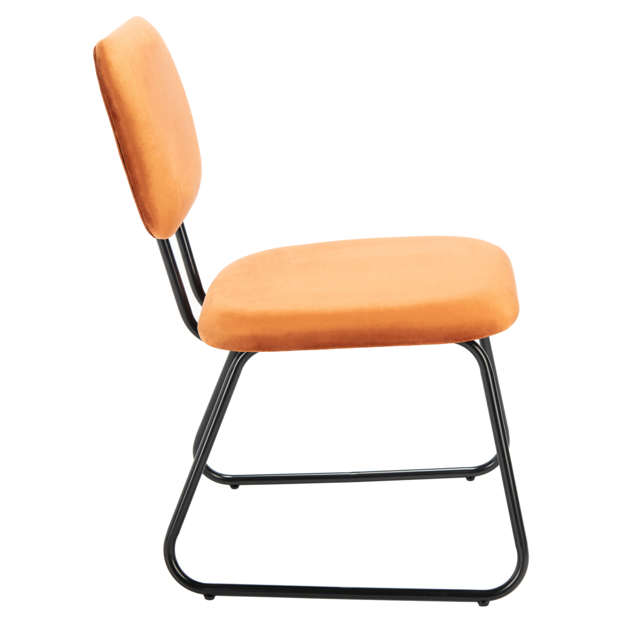 SAFAVIEH Chavelle Side Chair Sienna / Black