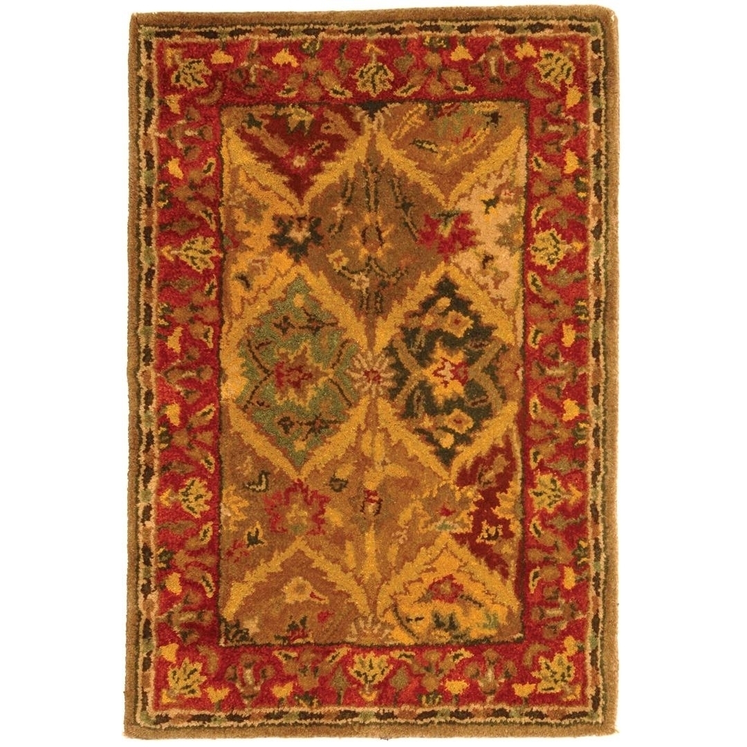 SAFAVIEH Heritage Collection HG111A Handmade Multi Rug - 8' Square