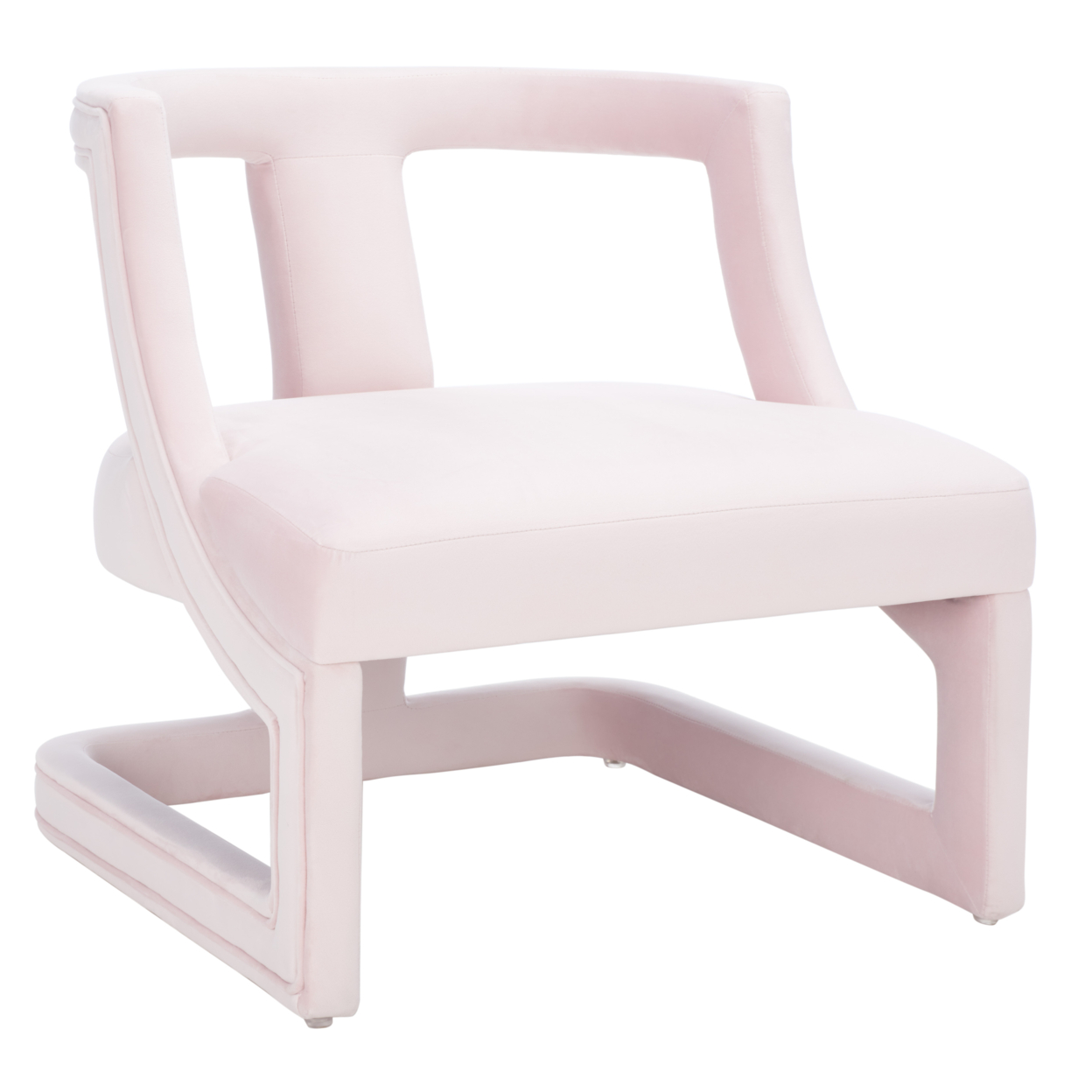 SAFAVIEH Rhyes Accent Chair Light Pink