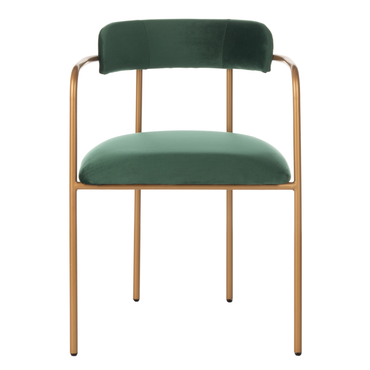SAFAVIEH Camille Side Chair Malachite Green / Gold