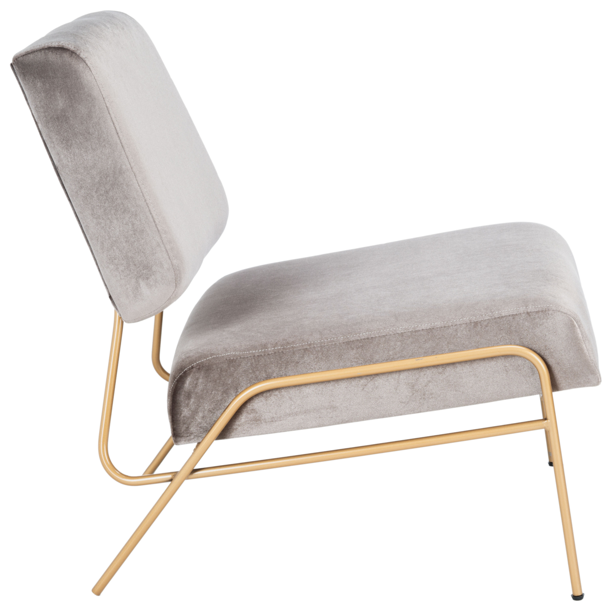 SAFAVIEH Romilly Velvet Accent Chair Hazelwood / Gold