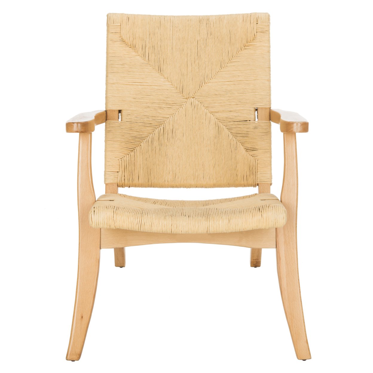 SAFAVIEH Bronn Accent Chair Natural / Natural