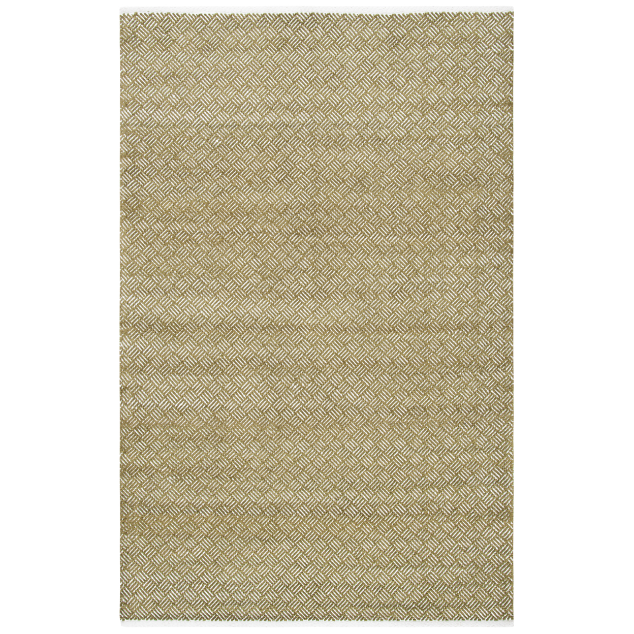 SAFAVIEH Boston Collection BOS680B Handwoven Olive Rug - 4' X 6'