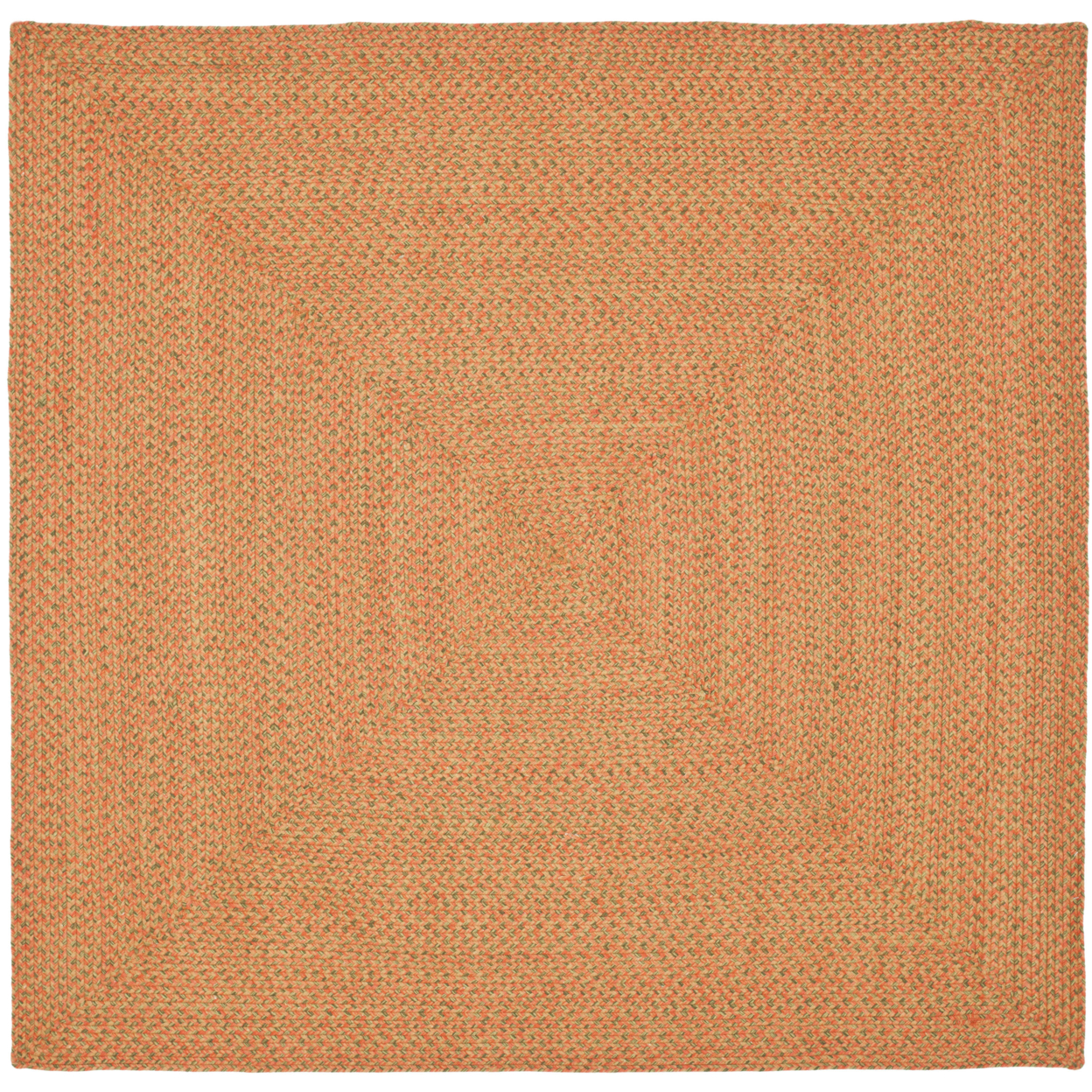 SAFAVIEH Braided Collection BRD166A Handwoven Multi Rug - 6' Square