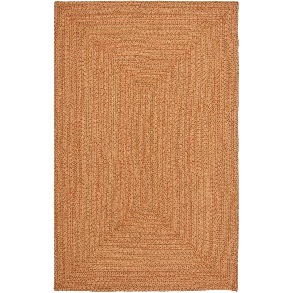 SAFAVIEH Braided Collection BRD166A Handwoven Multi Rug - 3' X 5' Oval