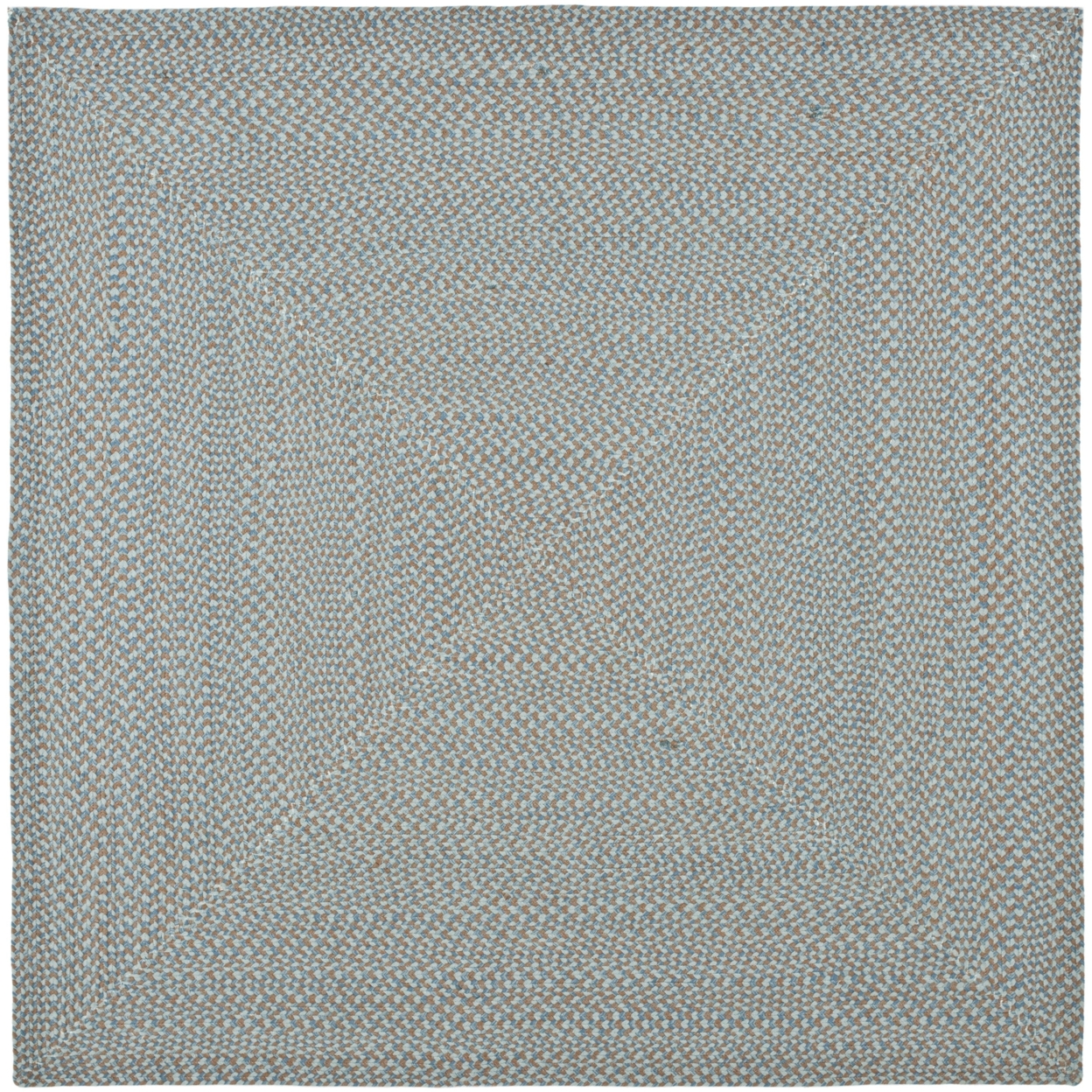 SAFAVIEH Braided Collection BRD170A Handwoven Multi Rug - 6' Square