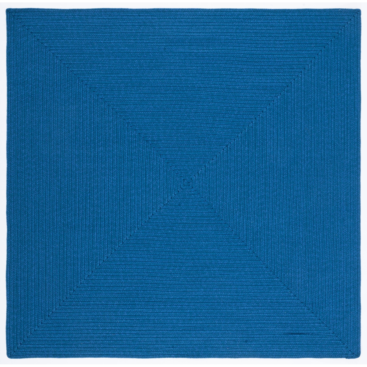 SAFAVIEH Braided Collection BRD315M Handwoven Blue Rug - 8' Square