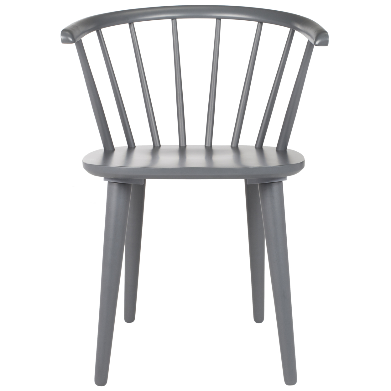 SAFAVIEH Blanchard 18''H Curved Spindle Side Chair Grey