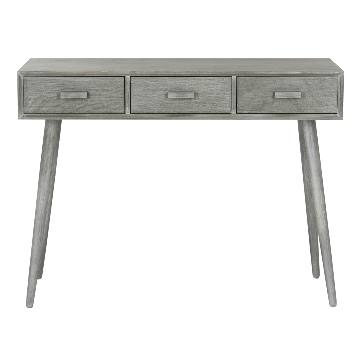 SAFAVIEH Albus 3-Drawer Console Table Slate / Grey