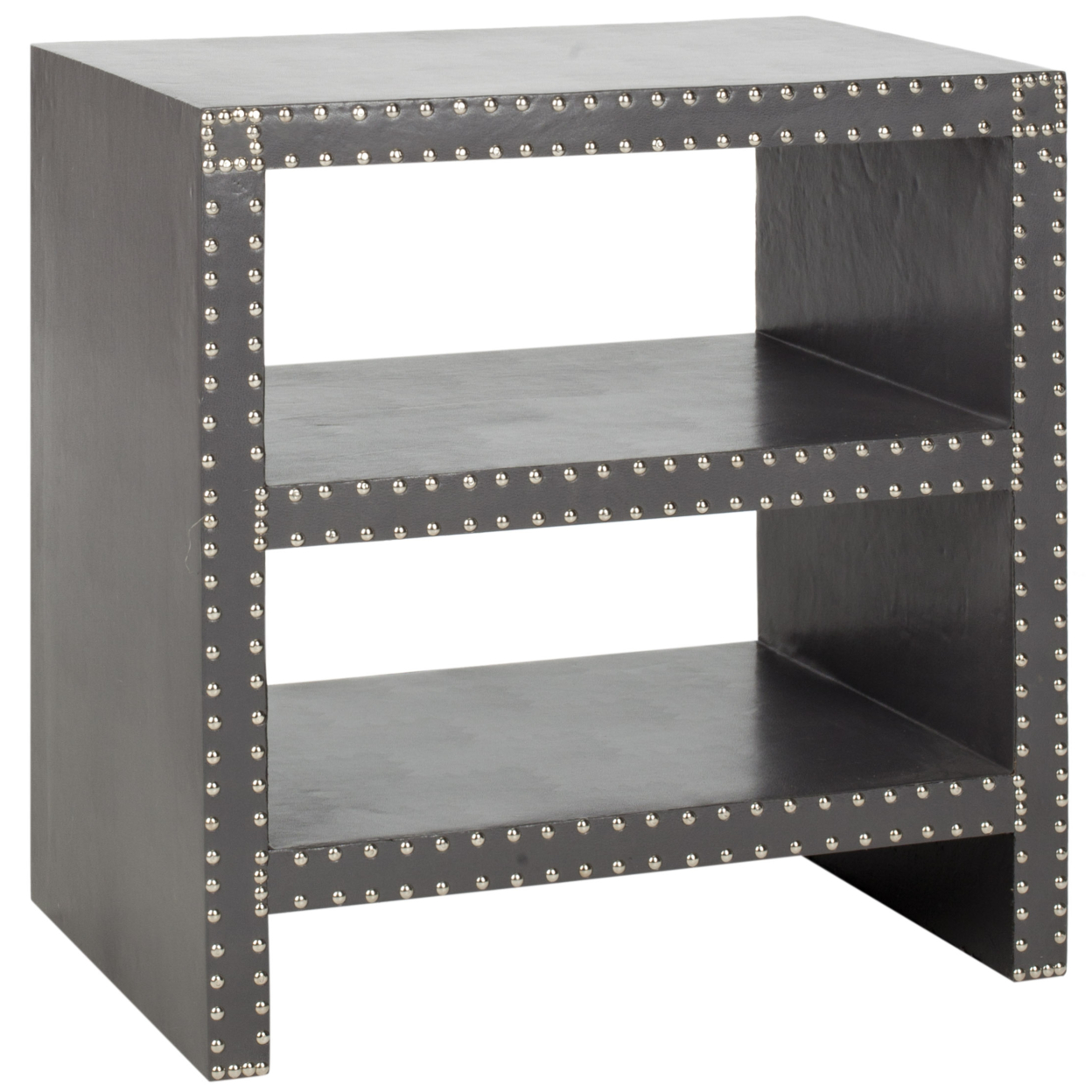 SAFAVIEH Lacey Two Tier Side Table Grey Grey
