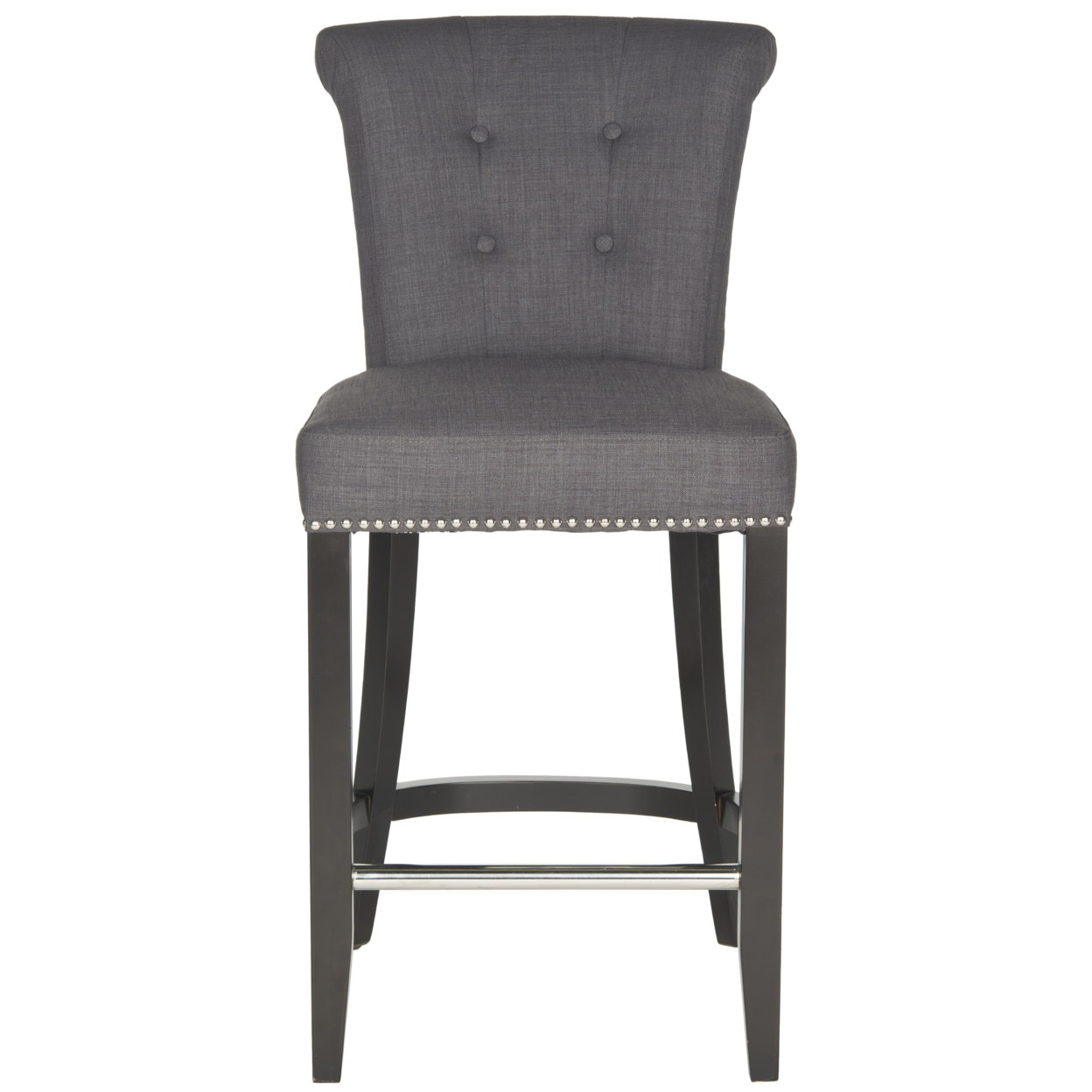 SAFAVIEH Addo Ring Counter Stool Charcoal