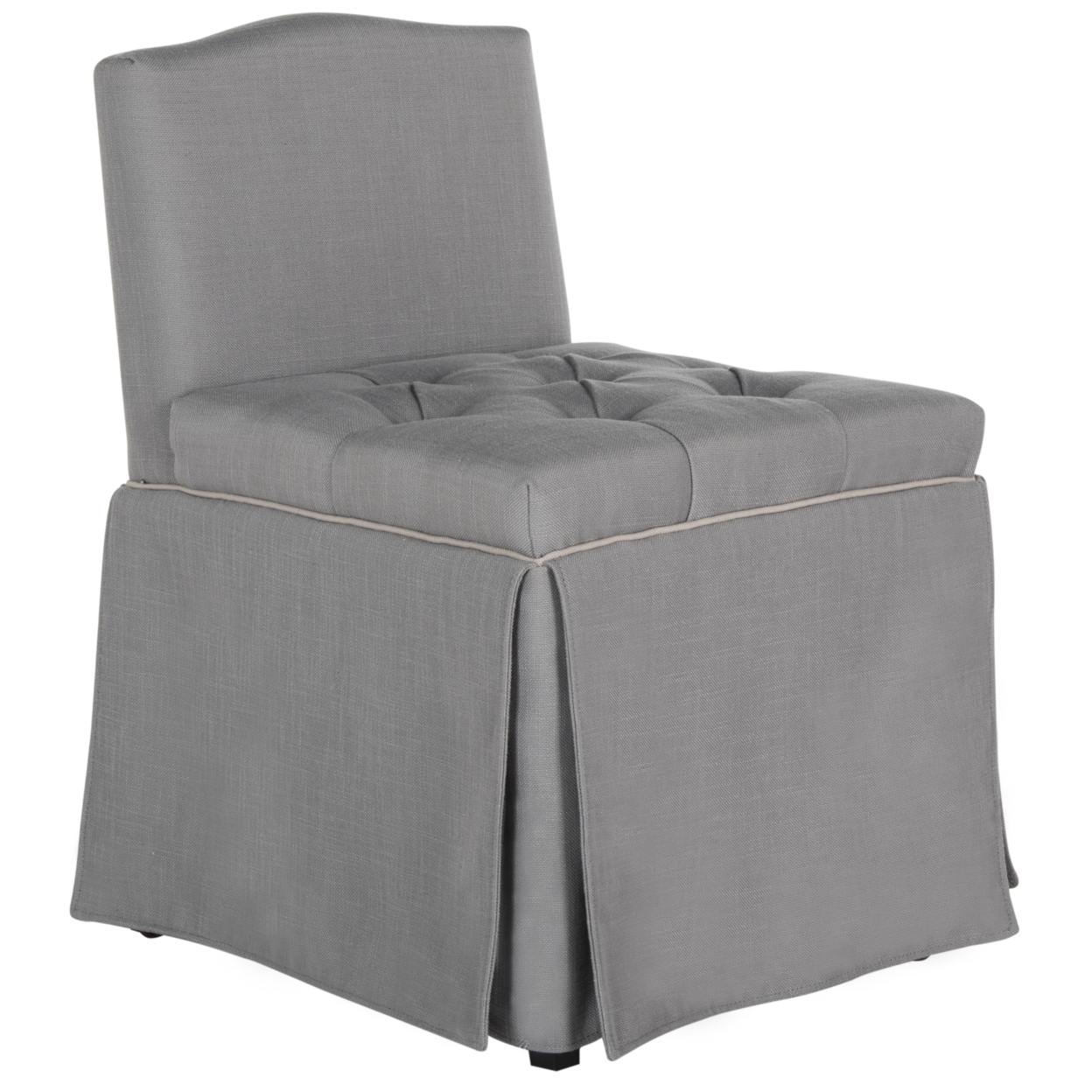 SAFAVIEH Betsy Vanity Chair Artic Grey / Taupe