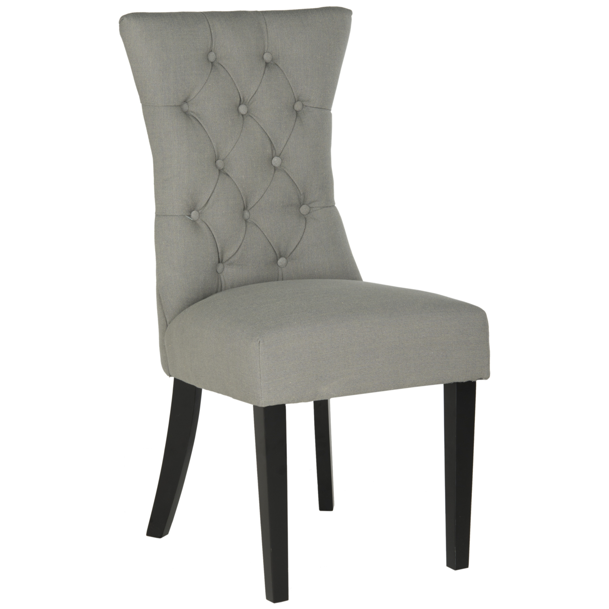 SAFAVIEH Gretchen 21''H Tufted Side Chair Set Of 2 Granite