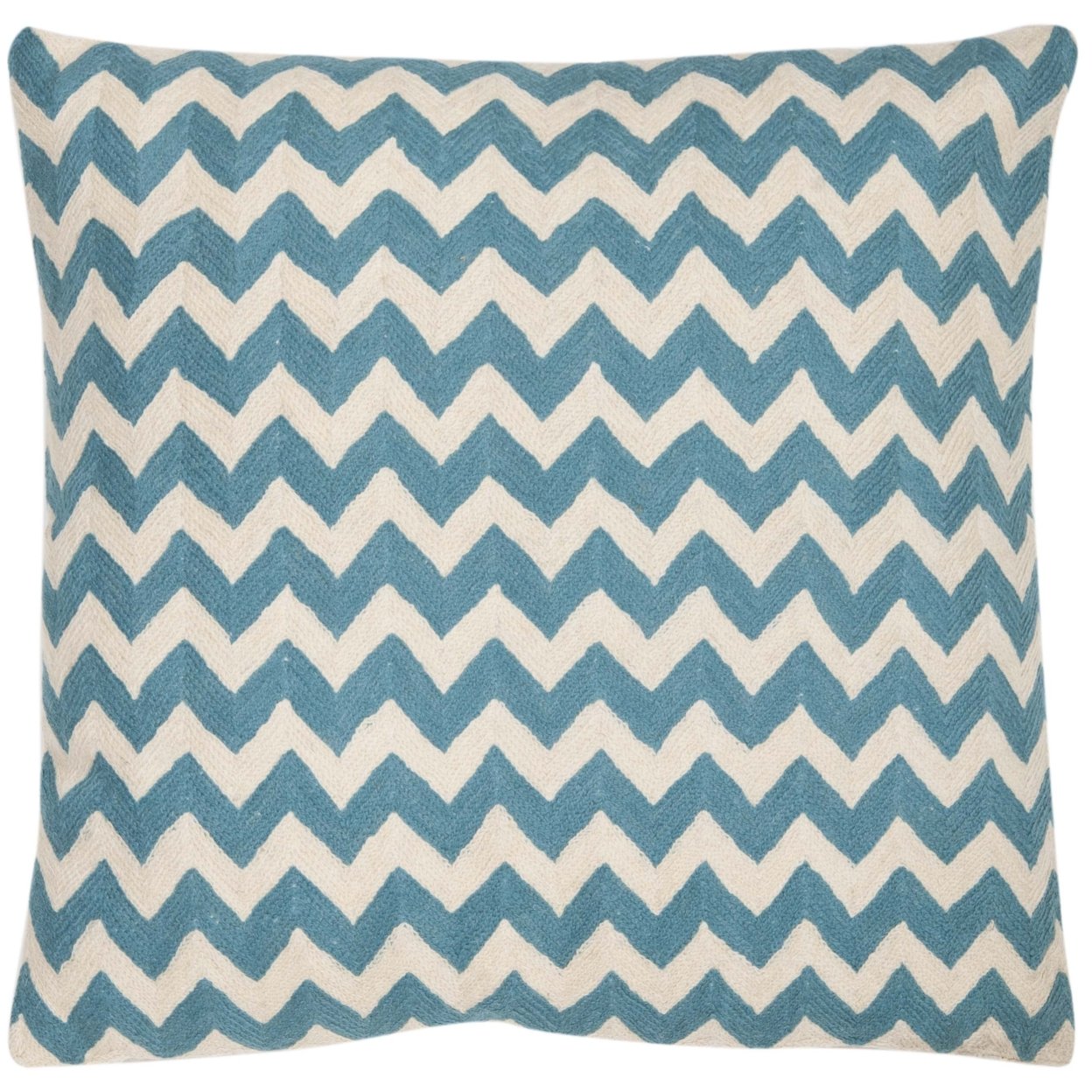 SAFAVIEH Striped Tealea Pillow Set Of 2 Blue Rain
