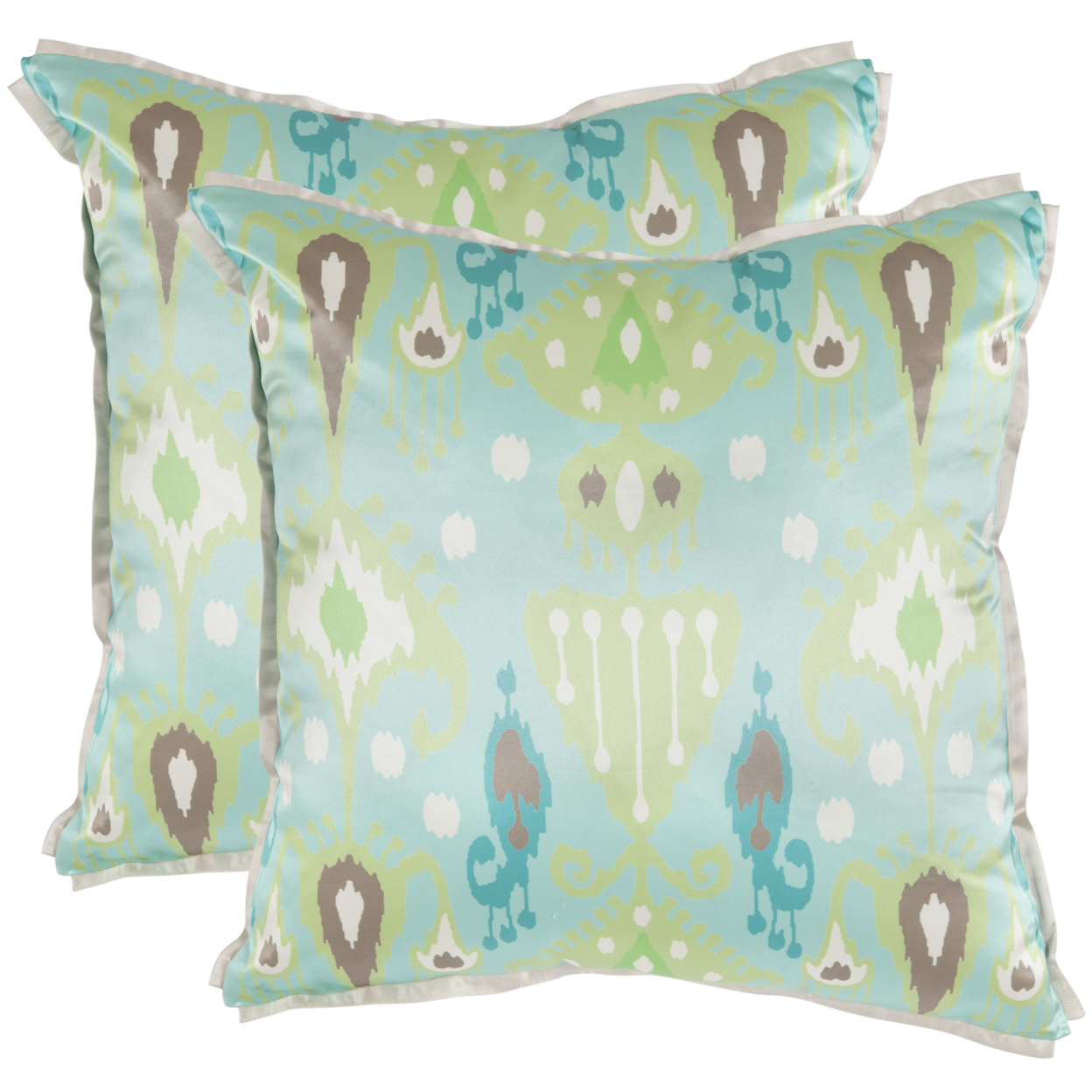 SAFAVIEH Stella Pillow Set Of 2 Blue / Green