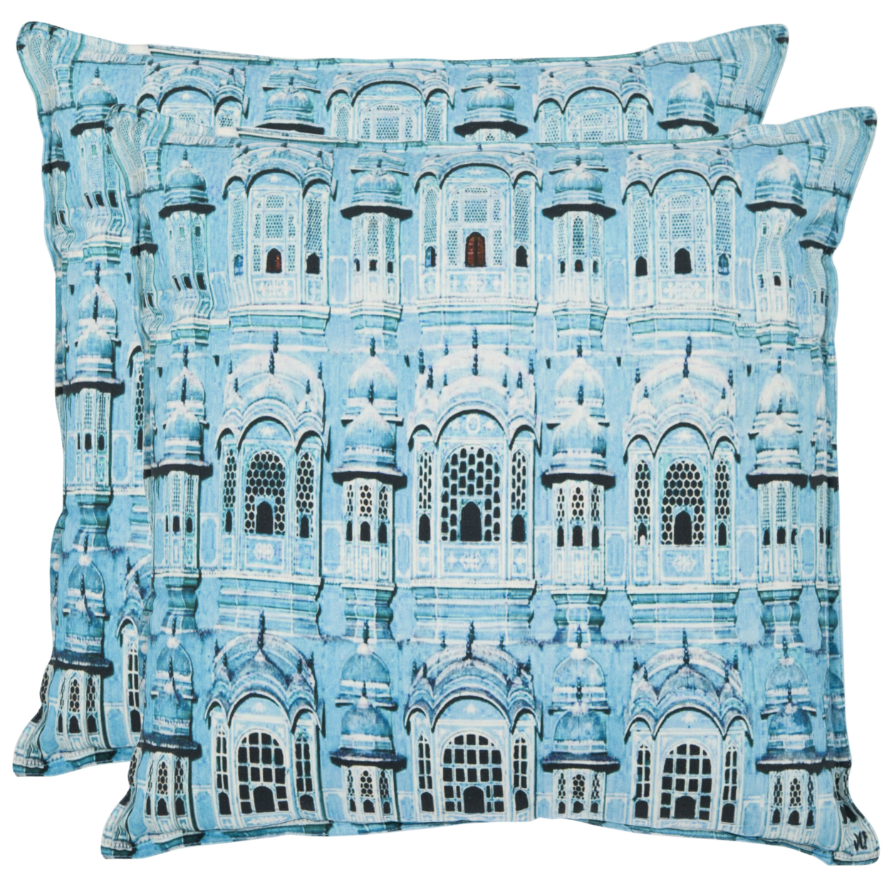 SAFAVIEH Verona Pillow Set Of 2 Turquoise